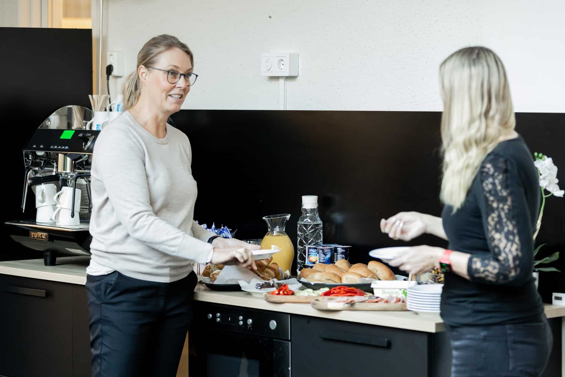 Fika och servering