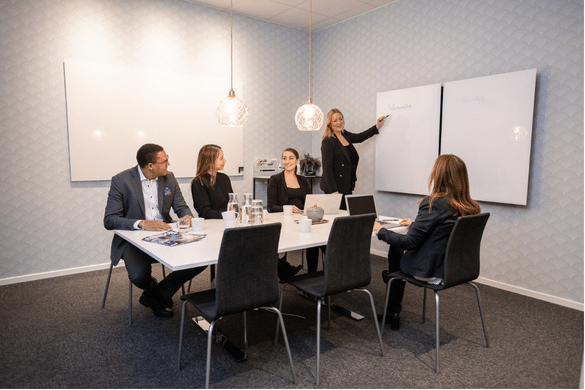 Presentation och workshop i mötesrum